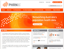 Tablet Screenshot of phrn.org.au